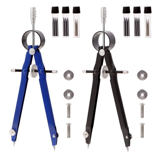 2pcs compass for geometry - 2pcs,